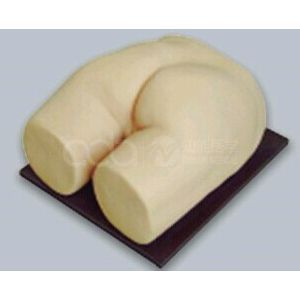 Silicone buttock injection model